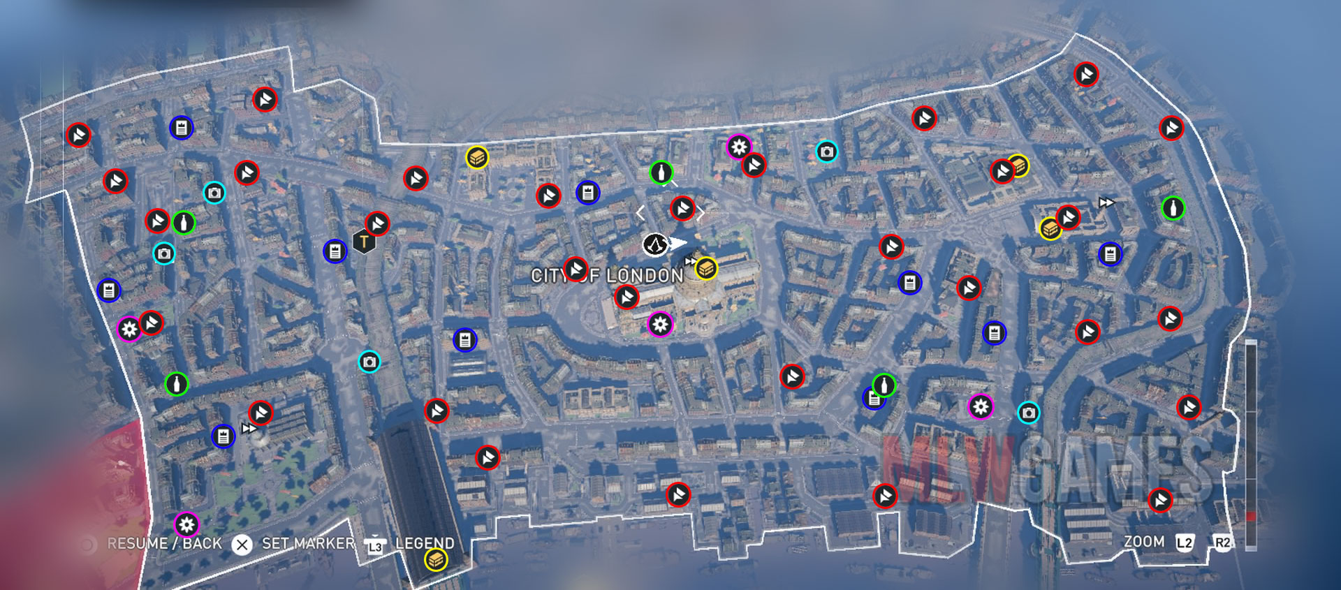 City Of London Collectibles Location Guide Assasin S Creed Syndicate